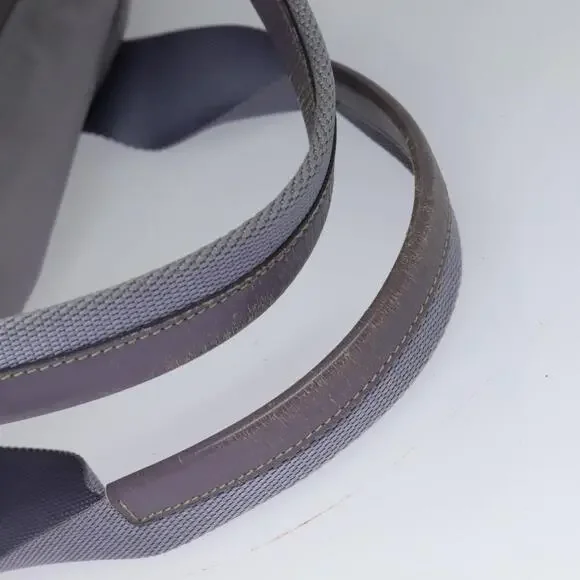 PRADA Boston Bag Nylon Purple Silver